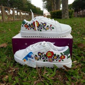 GIÀY THỂ THAO ASIA NỮ SI DA IN HOA