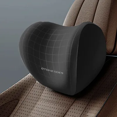 OTOHEROES Bantal Leher Mobil Ergonomis Memory Foam Car Headrest Pillow - DK-12 -