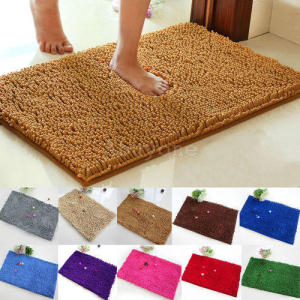 Rectangular Shaped Anti-Slip Short Plush Doormat Super Absorbent Microfiber Door Mat Shape Keimav