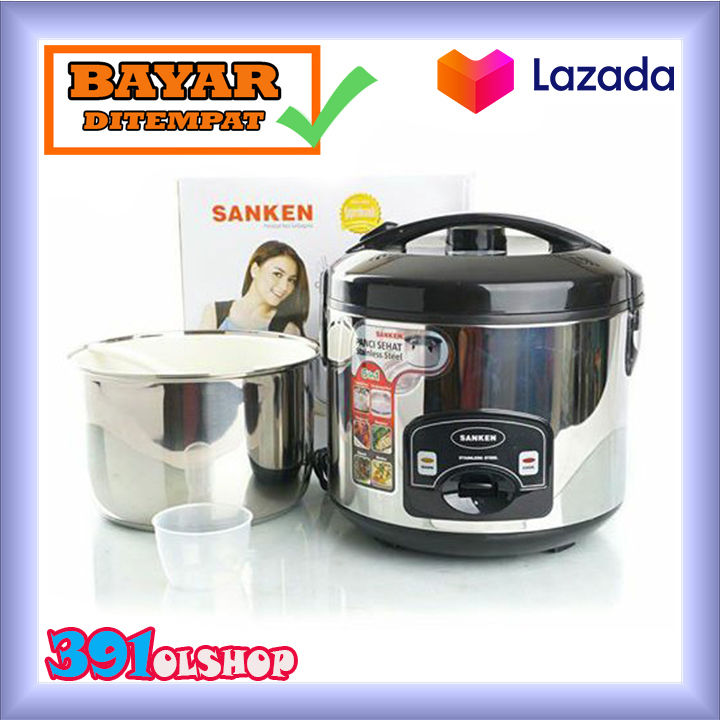 RICE COOKER / MAGIC COM SANKEN SJ1999M STAINLESS LUAR DALAM ( 1,8