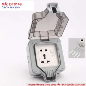 Ổ cắm chống nước IP67 - Ổ cắm điện ngoài trời sân vườn