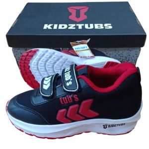 Sepatu Sekolah Anak Laki Laki Perempuan Sepatu Warna Hitam Murah Tali Perekat Rekat Kecil Tanggung Umur 6-10 Tahun PAUD TK SD SMP SMA Kelas 1 2 3 4 5 6 7 8 9 0-KIDZTUBS1909040824