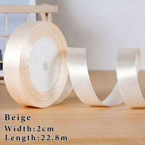 20 Colors Satin Ribbon for Bouquet Wrapping Gift Packaging Wedding Party Florist Craft Decoration