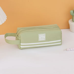 Pencil Case Portable Durable Waterproof Fabric Applicable Storage Space the Fabric Is Soft and Comfortable