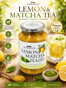 Hanwon Lemon & Matcha Tea 1kg