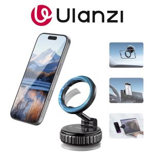 Ulanzi MA40 Maglock Suction Cup Magnetic Phone Holder Car Dashboard Window Mount for Mobile Smartphone