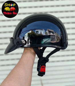 Mũ bảo hiểm nửa đầu chất lượng cao Haly - Mũ bảo hiểm nửa đầu - Lớp phủ nano - Thời trang cho nam và nữ