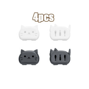 4pcs Shape Travel Toothbrush Head Covers Protector Case Portable Plastic Clip Household