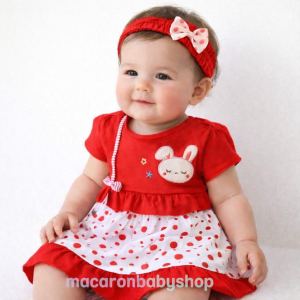 Dress bayi perempuan terbaru  rok baby girl dress baby murah baju bayi perempuan set bandana