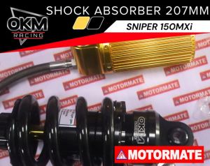 OKM SHOCK ABSORBER SNIPER GOLD 150MXi 207MM