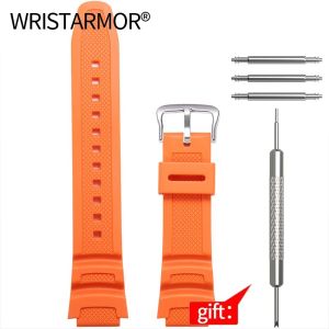 Resin Rubber Watchband Suitable for Casio AE1000W AE1200 AQ-S810 W F-108WH Men Outdoor Sports Waterproof Strap Watch Accessories