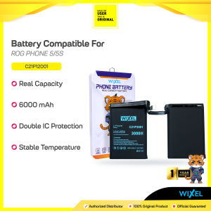 WIXEL Baterai Asus ROG PHONE 5 5S Pro Ultimate ZS673KS C21P2001 Double Power Batre Batrai Battery Handphone HP Original Ori