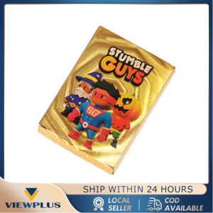 55pcs Kartu Trading Card Stumble Guys Gold Foil / Mainan Kartu Gambar StumbleGuys Origin Trading Card