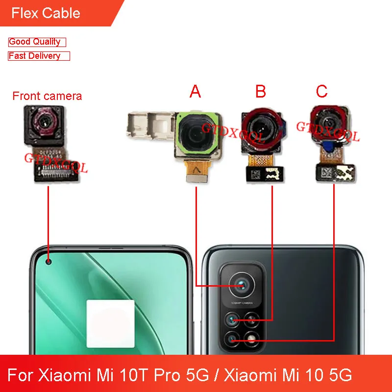 Rear Camera Mi 10i 5g Front Camera Original Front Back Camera For