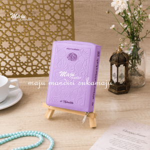 Alquran Hadis Terjemahan Tajwid Resleting Rainbow Al Quran Alqosbah Al-Muhaddits Muslimah A6