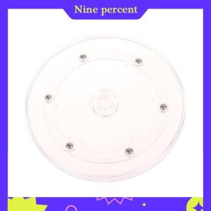 Nine percent Turntable Transparent Acrylic 360 Rotating Display Stand Round Base Lazy Jewelry Decor Swivel Plates Furniture Hardware