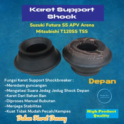 Karet Support Shockbreaker Futura SS APV Arena Mitsubishi T120SS TSS Bahan Karet Ban Benang Harga 1SET (2PCS)