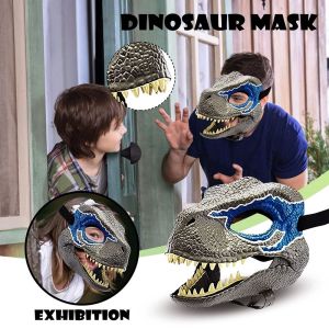 ROLL Movable Party Cosplay Halloween Party Jaw Dino Dragon s Dinosaur Toy Decoration