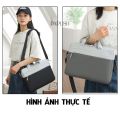Túi Đựng Laptop Có Ngăn Đệm Chống Sốc 15.6 Inch Túi Xách Nam Tài Liệu A4 Công Sở Cặp Đựng Đi Học Đi Chơi Đi Làm TXTM1. 