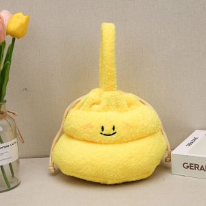 XUNXUAN Plush Handbag Colth Excrement Plush Bag Cute Wrist Bag Girls