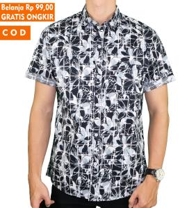 Ams Pro Hem pria kemeja pria Kemeja casual kemeja santai kemeja motif kemeja printing kemeja pantai kemeja kantor PD-39