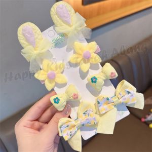 JEPIT RAMBUT ANAK PEREMPUAN / AKSESORIS RAMBUT ANAK LUCU KEKINIAN / SET JEPITAN ANAK ISI 8PCS
