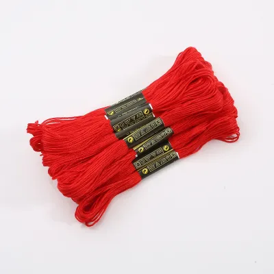 10pcs/Bag Multicolor Cross Stitch Thread Floss Cross Stitch Cotton Sewing Skeins Embroidery Thread Floss Kit DIY Cotton Sewing Accesories