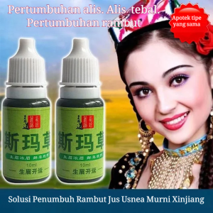 【COD】Serum Penumbuh Rambut Jus Usma Murni Xinjiang Serum Herbal Penumbuh Rambut Alis Bulu Mata Hitam Lebat Cegah Kebotakan Percepat Pertumbuhan Rambut Obat Rambut Rontok