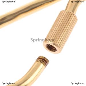 [COD] Springhooe 13 Styles To Choose Brass Keychain Screw Lock Camping Survival Carabiner Buckles Hooks Men Women Simple Key Ring Keychain