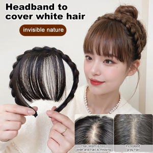 Tóc Giả Mái Phồng Tự Nhiên + Băng Đô Tết Xương Cá + Dễ Dàng Sử Dụng + Phụ Kiện Làm Đẹp