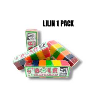 Mainan Edukasi Plastisin Lilin Aneka Warna Untuk Anak Kemasan 1 Pack