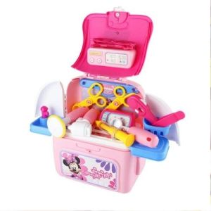 Bộ Đồ chơi - DISNEY - Bộ ba lô bác sĩ chuột Minnie - EODS008-965A (KT 23.8x14.5x26.5 cm)