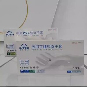 LZD Inco Nitrile Gloves One-Time Examination Gloves Powder-Free Food Grade High Elastic Durable PVC Gloves in Stock