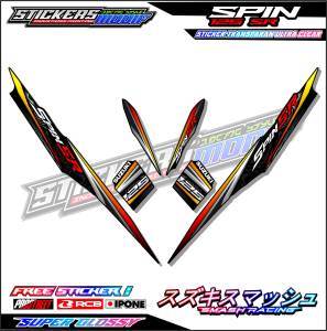 STRIPING VARIASI SUZUKI SPIN 125 SR / STICKER LIST VARIASI MOTOR SPIN 125 SR