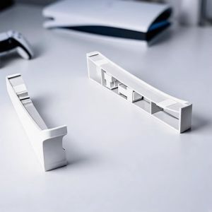 Horizontal Stand for PS5 Pro/Slim Disc & Digital Edition Consoles Storage Bracket with Anti-Slip Mads Base Holder Accessories