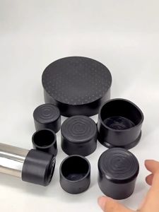 Rubber Footing Round Tube Tubular Funitures Price 1pcs For Stainless Tube