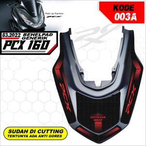 STICKER TANKPAD BEHEL BAGIAN BELAKANG HONDA PCX 160 AL HONDA PCX 160