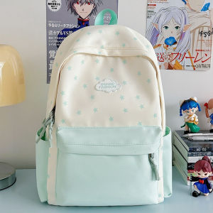 AE Korean Style ins Star-printed large-capacity campus backpack stylish student schoolbag fresh and simple backpack