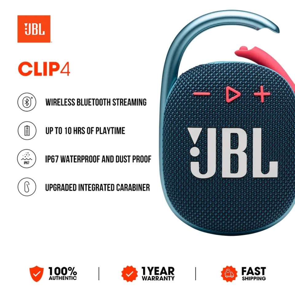 Jbl hot sale clip specs