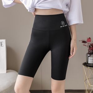 Quần Legging đùi thun lạnh mỏng lưng cao che rốn tôn dáng.