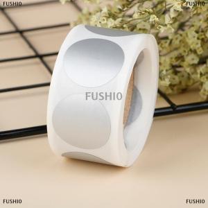 [COD] FUSHI0 300 cái Vòng bạc scratchs Off Stickers 1 inch scratchc Off nhãn Sticker