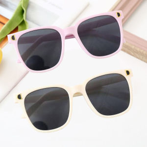 Kacamata Gaya Terbaru: Kacamata Anak UV Protection Hitam Motif D