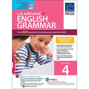 Learning+ English Grammar Workbook 1 - 6 | Skill-based | Primary English School Assessment Books - SAP