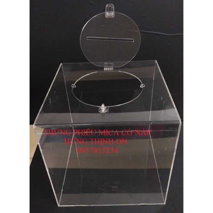 THÙNG PHIẾU/ THÙNG BỐC THĂM TRÚNG THƯỞNG KÍCH THƯỚC 15X15X15 CM | Lazada.vn