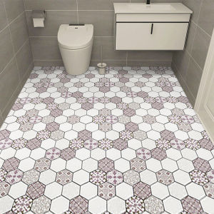 Thickened floor wallpaper waterproof tile wall renovation non-slip and wear-resistant ktichen bathroom floor sticker