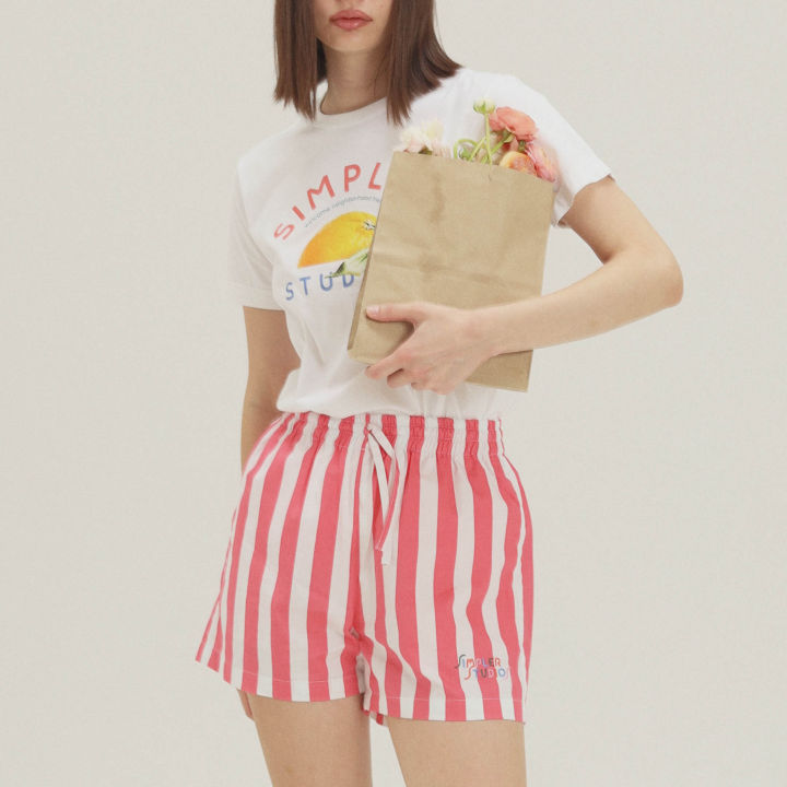 Striped Bench Short [เฉพาะกางเกง] | Lazada.co.th