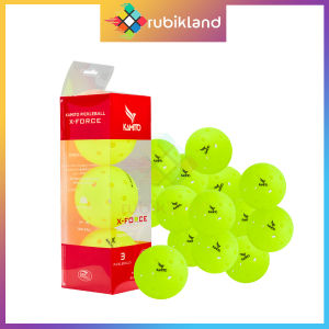 [Kamito] Hộp 3 Bóng Pickleball Kamito X-Force Banh Thi Đấu Quả 40 Lỗ Phụ Kiện Thể Thao Đồ Chơi