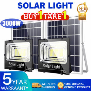 3000W Solar Flood Light LED IP67 Waterproof 4982 LEDs 6V 18000mAh Battery 250° Wide Illumination 235x350mm Solar Panel for Outdoor Use and Security Lighting Durable