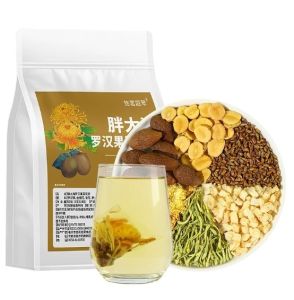 Fat Sea Luo Han Guo Snow Pear Tea Pang Da Hai Luo Han Guo Pear Herbal Tea 20 Triangle Tea Bags 5g Each Throat Soothing Natural Detox Drink