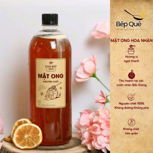 Mật Ong Hoa Nhãn Nguyên Chất Mật Ong Tự Nhiên Thơm Ngọt Sánh Mịn 1000ml